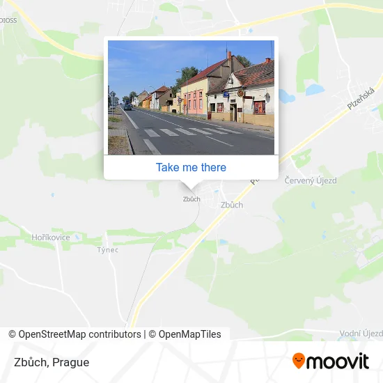 Карта Zbůch