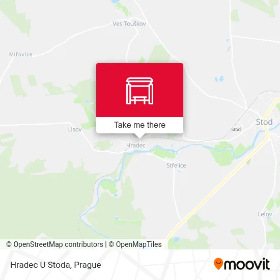 Карта Hradec U Stoda