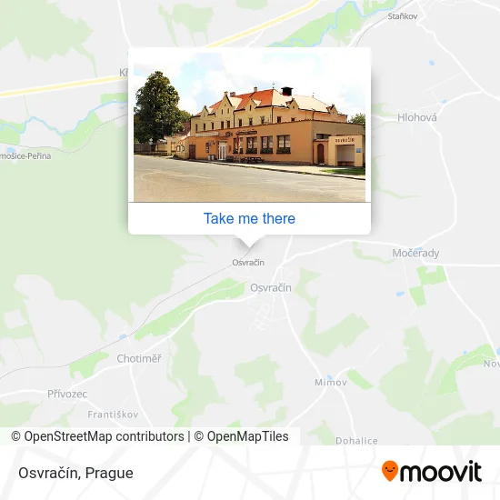 Карта Osvračín