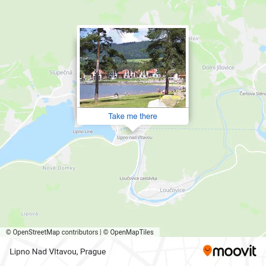 Карта Lipno Nad Vltavou