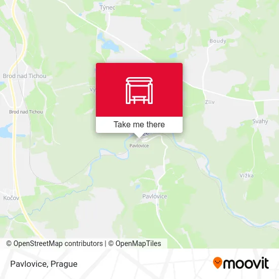 Карта Pavlovice