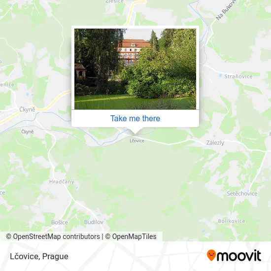 Карта Lčovice
