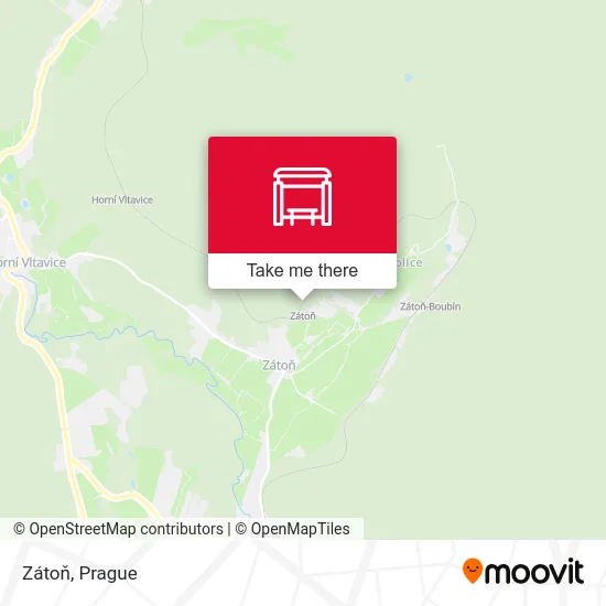 Карта Zátoň