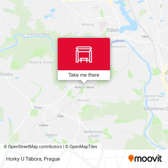 Карта Horky U Tábora