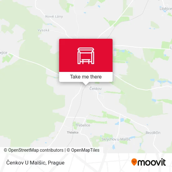 Čenkov U Malšic map