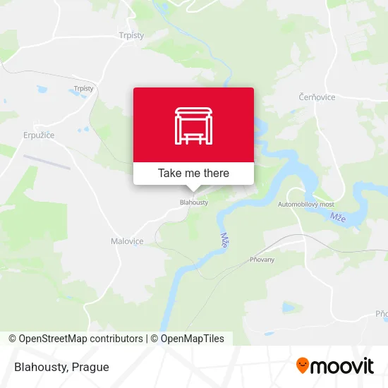 Карта Blahousty