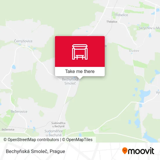 Карта Bechyňská Smoleč