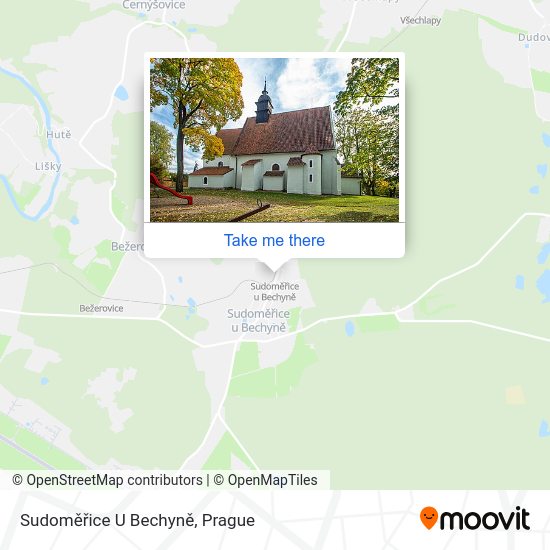 Sudoměřice U Bechyně map