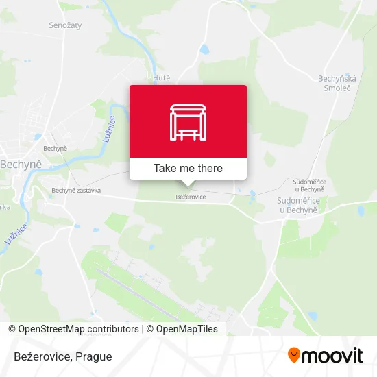 Карта Bežerovice