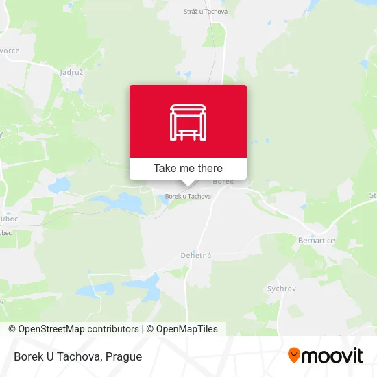 Карта Borek U Tachova