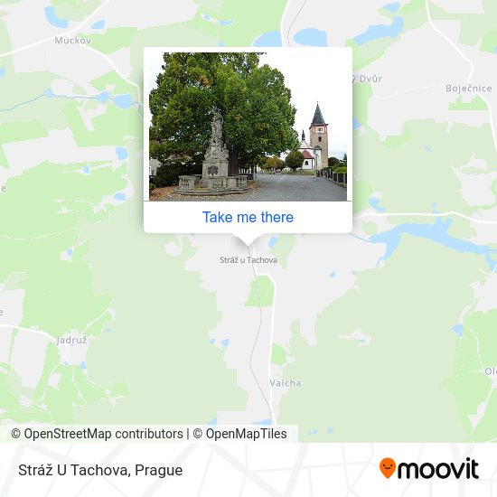 Карта Stráž U Tachova