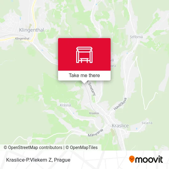 Карта Kraslice-P.Vlekem Z