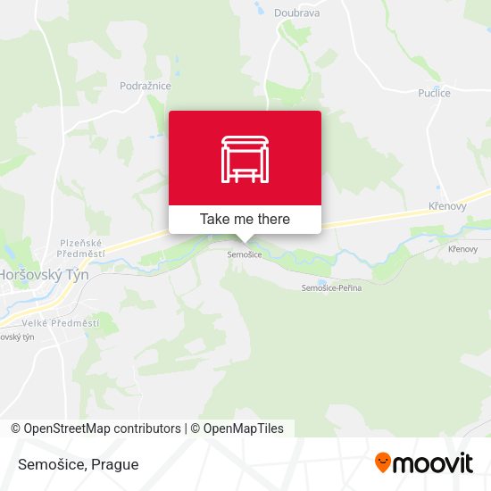 Карта Semošice