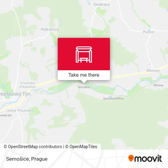 Карта Semošice