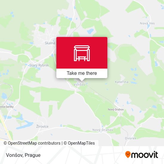 Карта Vonšov
