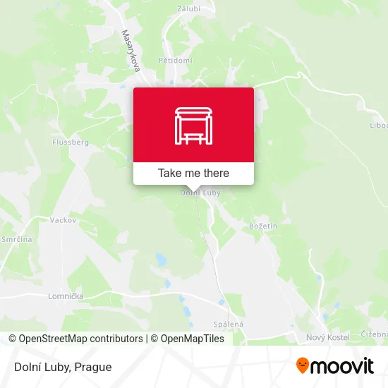 Карта Dolní Luby