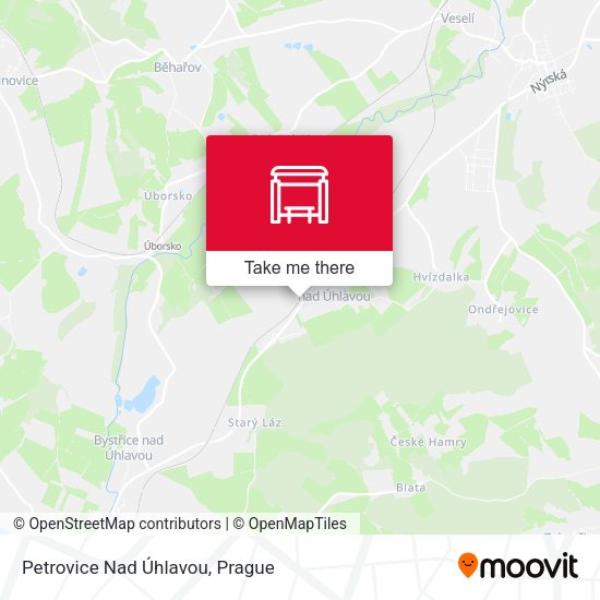 Petrovice Nad Úhlavou map