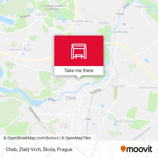Cheb, Zlatý Vrch, Škola map