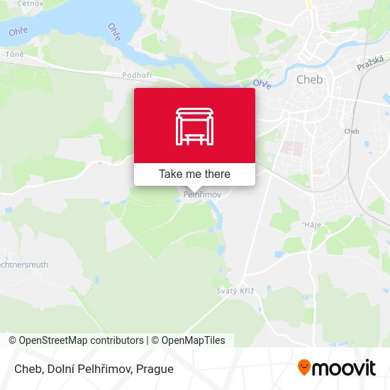 Cheb, Dolní Pelhřimov map