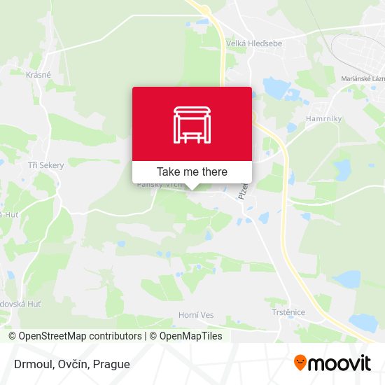 Drmoul, Ovčín map