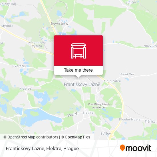Františkovy Lázně, Elektra map