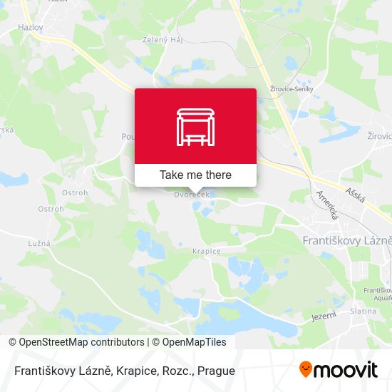 Františkovy Lázně, Krapice, Rozc. map