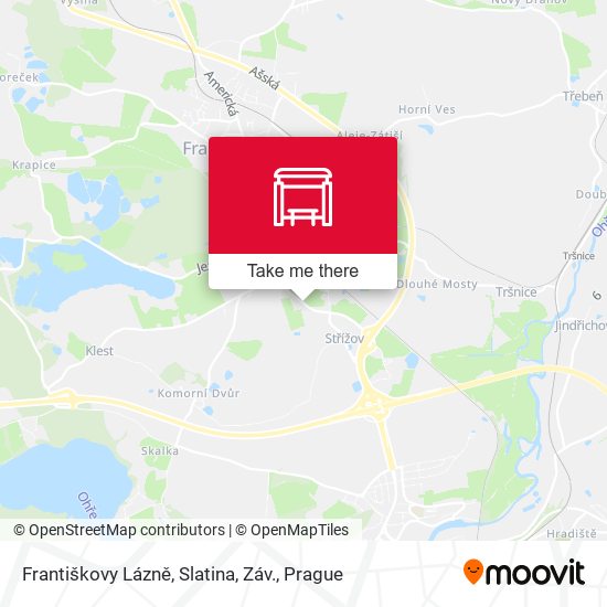 Františkovy Lázně, Slatina, Záv. map