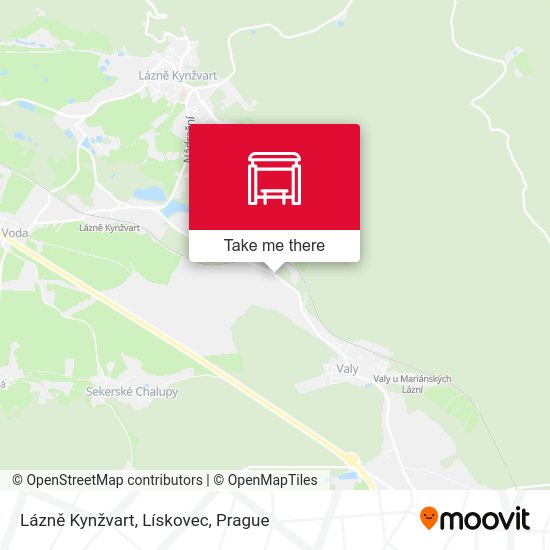 Lázně Kynžvart, Lískovec map