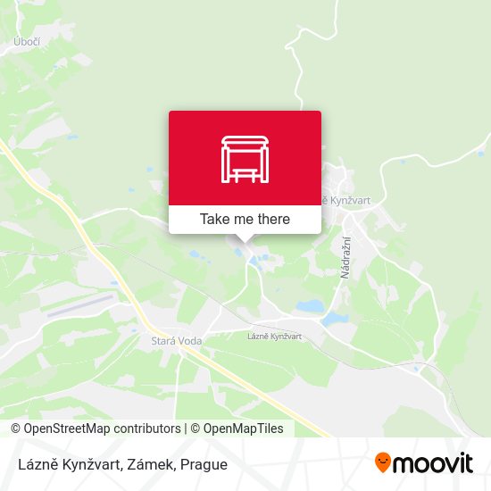Lázně Kynžvart, Zámek map