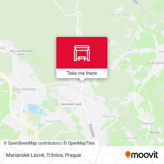 Mariánské Lázně, Tržnice map