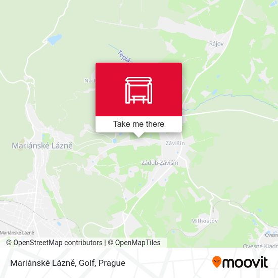 Mariánské Lázně, Golf map