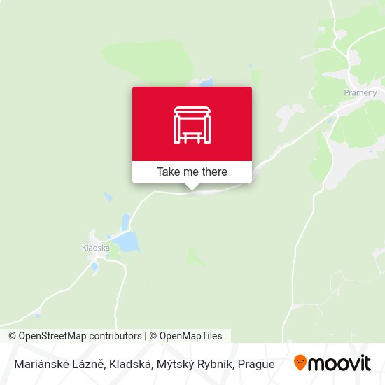 Mariánské Lázně, Kladská, Mýtský Rybník map