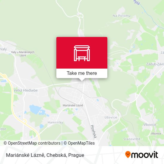 Mariánské Lázně, Chebská map
