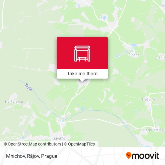 Карта Mnichov, Rájov