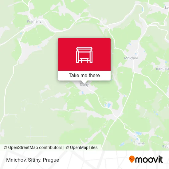 Карта Mnichov, Sitiny