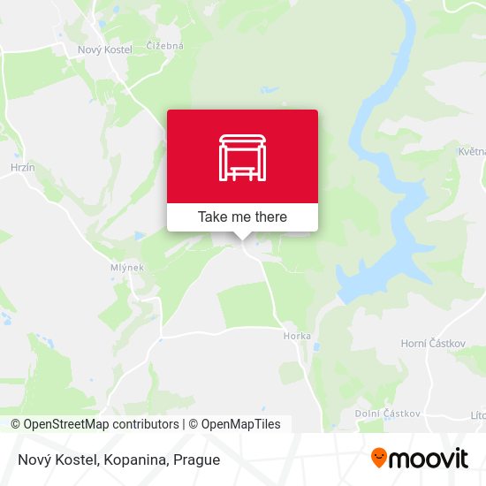 Nový Kostel, Kopanina map