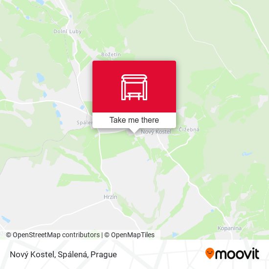 Nový Kostel, Spálená map