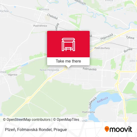 Карта Plzeň, Folmavská Rondel