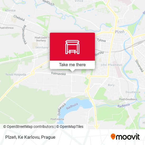 Plzeň, Ke Karlovu map