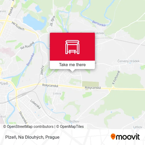 Plzeň, Na Dlouhých map