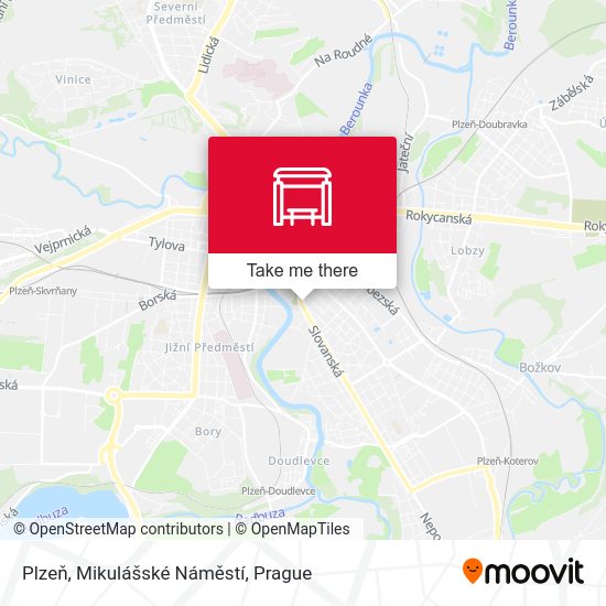 Plzeň, Mikulášské Náměstí map