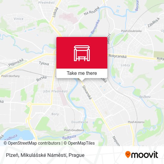 Plzeň, Mikulášské Náměstí map
