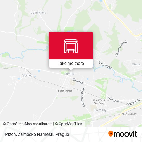 Plzeň, Zámecké Náměstí map