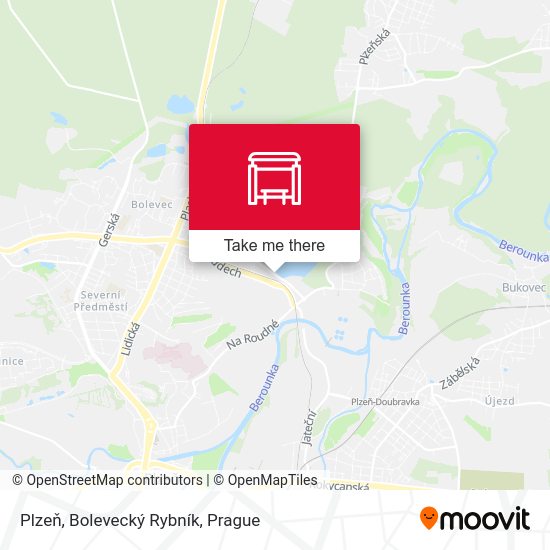 Plzeň, Bolevecký Rybník map