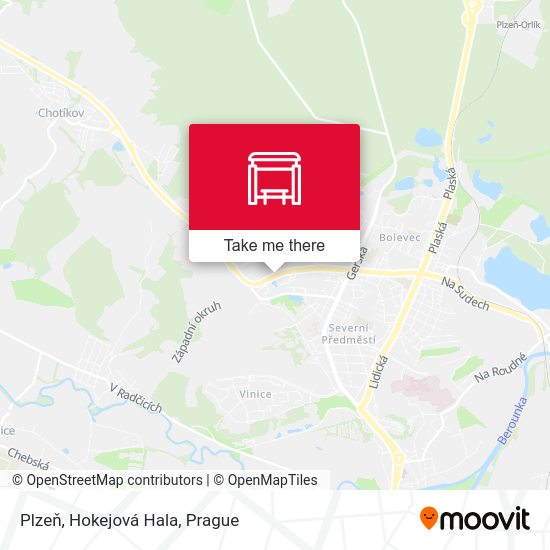 Plzeň, Hokejová Hala map