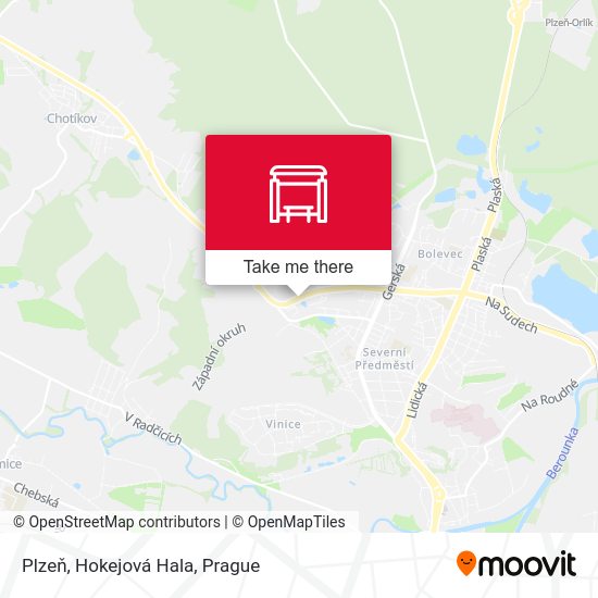 Plzeň, Hokejová Hala map