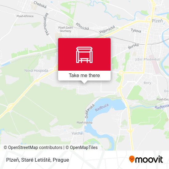 Plzeň, Staré Letiště map