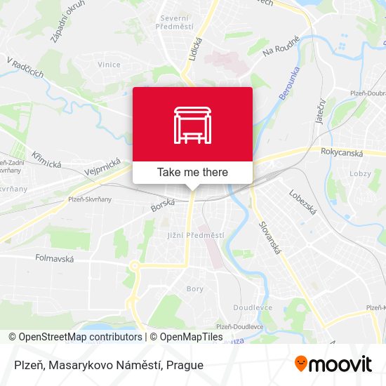 Plzeň, Masarykovo Náměstí map