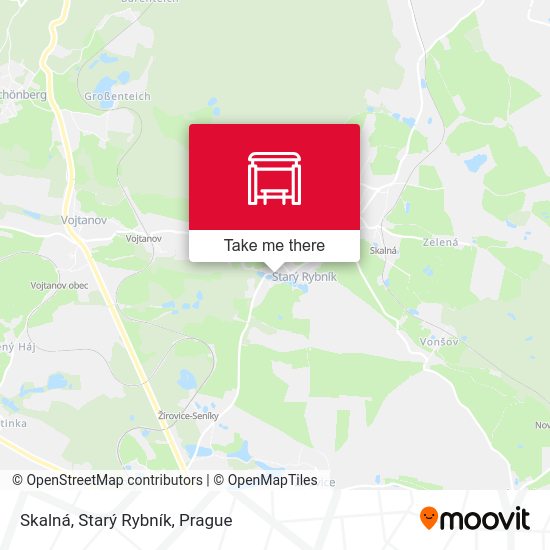 Skalná, Starý Rybník map