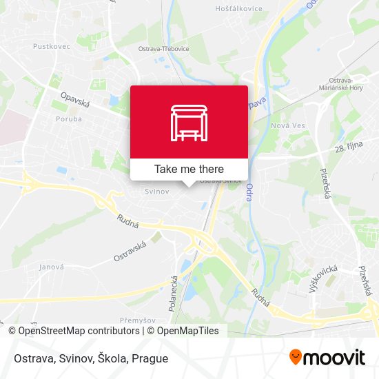 Ostrava, Svinov, Škola map